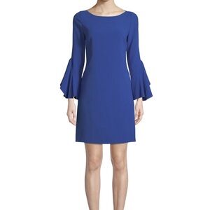 Elie Tahari jewel tone Blue Women's knee length Dress size 8